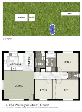 Floorplan of Homely house listing, 114-124 Wellington Street, Geurie NSW 2818