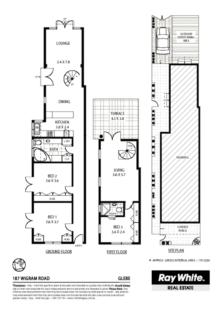 Floorplan of Homely house listing, 187 Wigram Road, Glebe NSW 2037