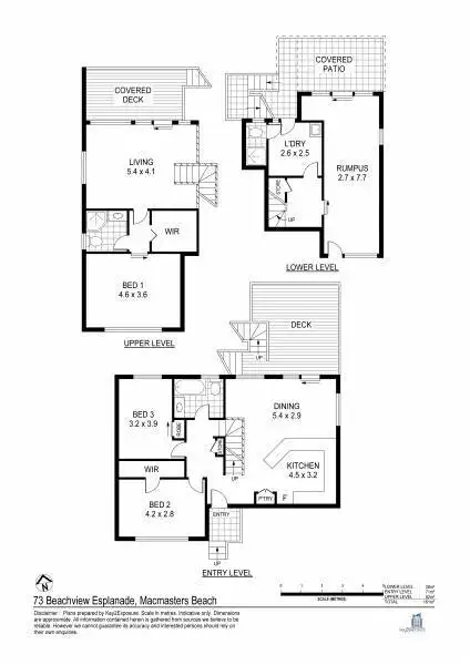 Floorplan of Homely house listing, 73 Beachview Esplanade, Macmasters Beach NSW 2251