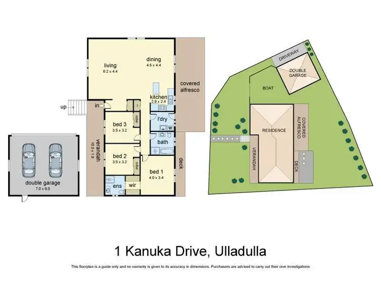 Floorplan of Homely house listing, 1 Kanuka Drive, Ulladulla NSW 2539