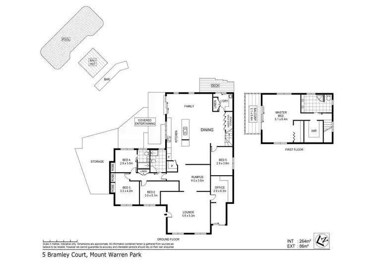 Floorplan of Homely house listing, 5 Bramley Court, Mount Warren Park QLD 4207