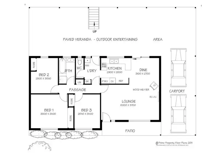 Floorplan of Homely house listing, 5 Landseer Street, Castlemaine VIC 3450