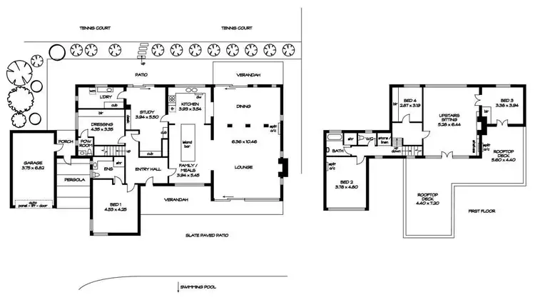 Floorplan of Homely house listing, 55A Delamere Avenue, Springfield SA 5062