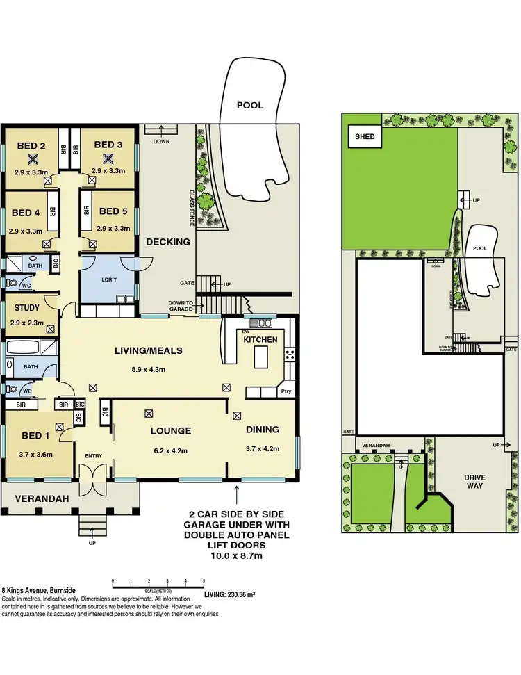 Floorplan of Homely house listing, 8 Kings Avenue, Burnside SA 5066