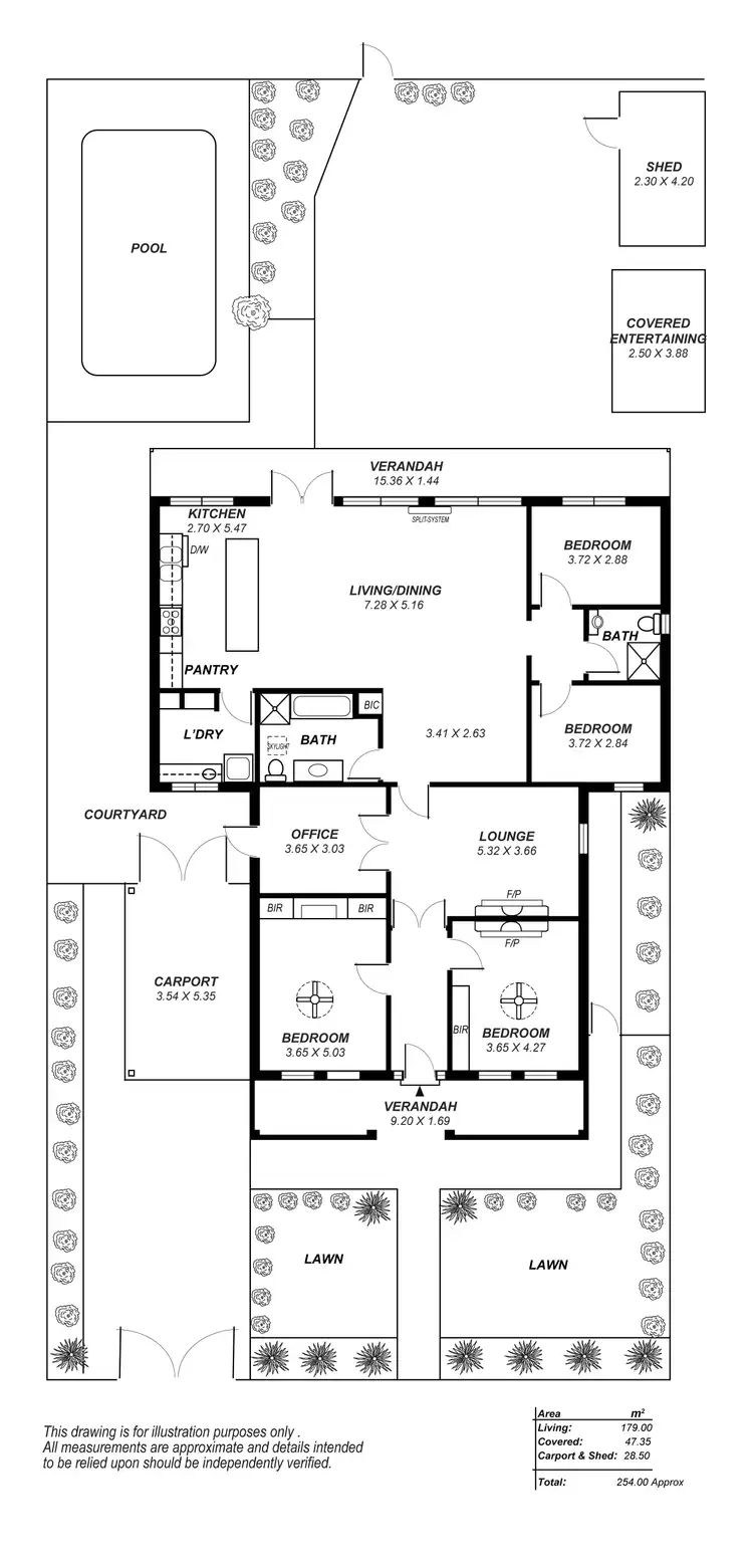 Floorplan of Homely house listing, 19 Tidworth Crescent, Colonel Light Gardens SA 5041