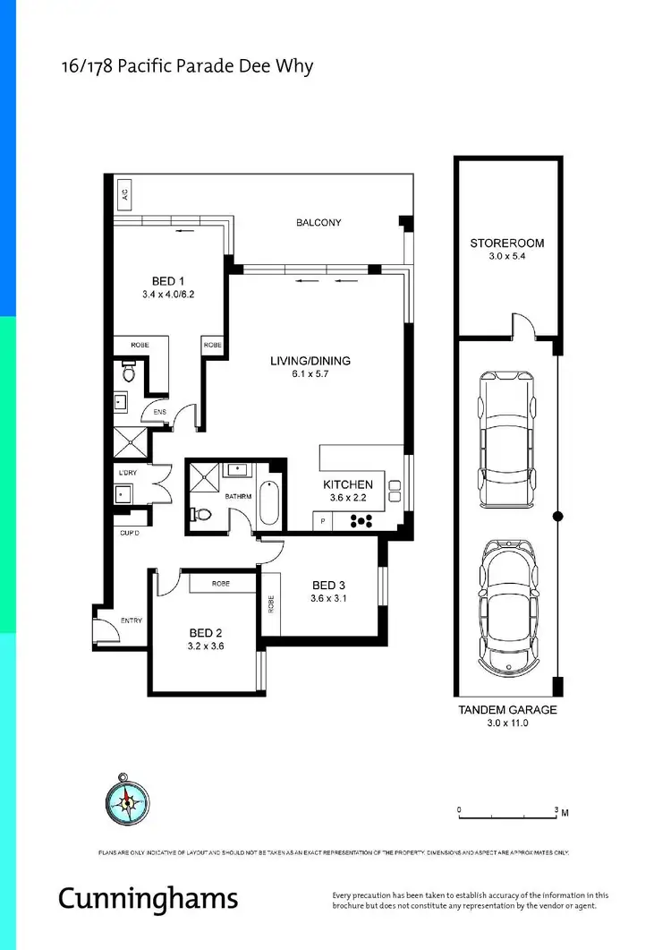 Floorplan of Homely unit listing, 16/178-184 Pacific Parade, Dee Why NSW 2099