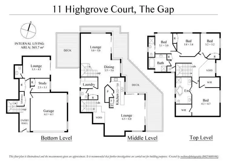 Floorplan of Homely house listing, 11 Highgrove Court, The Gap QLD 4061
