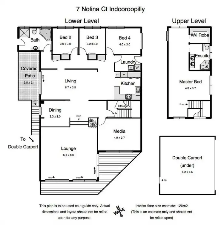 Floorplan of Homely house listing, 7 Nolina Court, Indooroopilly QLD 4068