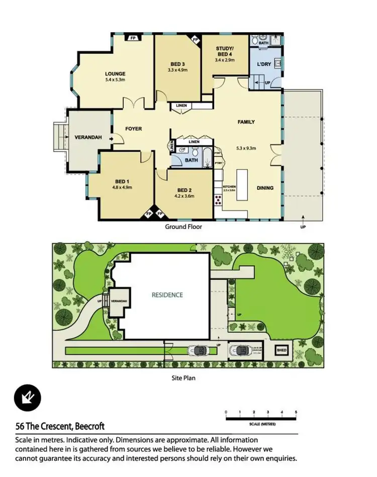 Floorplan of Homely house listing, 56 The Crescent, Cheltenham NSW 2119