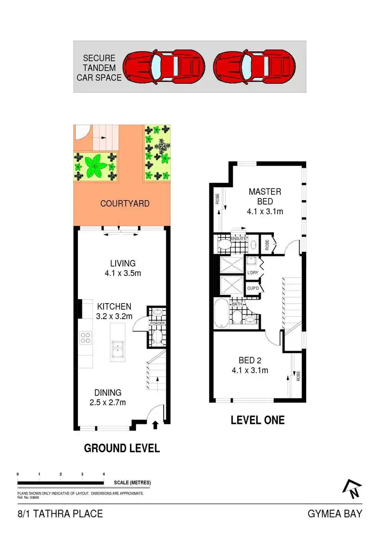 Floorplan of Homely townhouse listing, 8/1 Tathra Place, Gymea NSW 2227