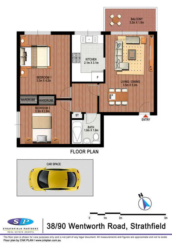 Floorplan of Homely apartment listing, 38/90 Wentworth Road, Strathfield NSW 2135