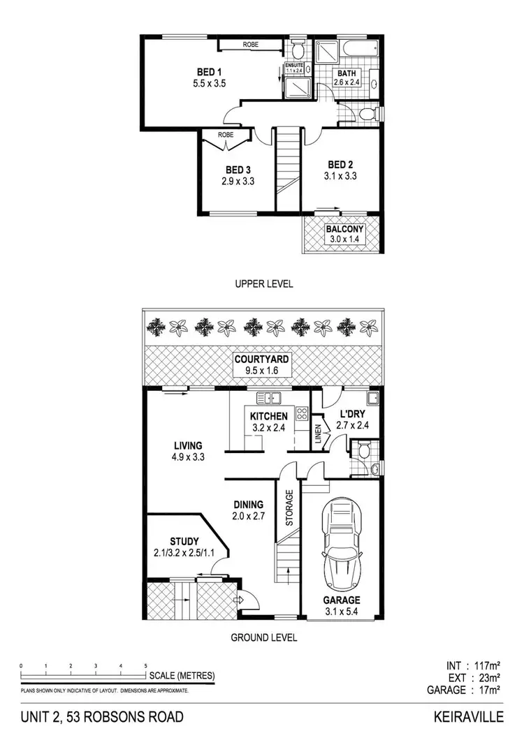 Floorplan of Homely unit listing, 2/53 Robsons Road, Keiraville NSW 2500