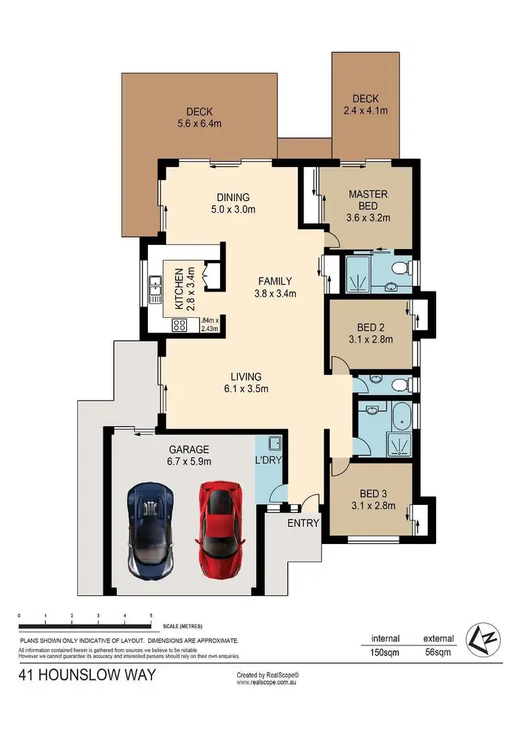 Floorplan of Homely house listing, 41 Hounslow Way, Seventeen Mile Rocks QLD 4073