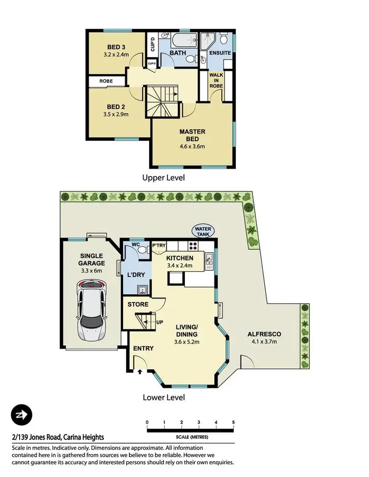 Floorplan of Homely townhouse listing, 2/139 Jones Road, Carina Heights QLD 4152