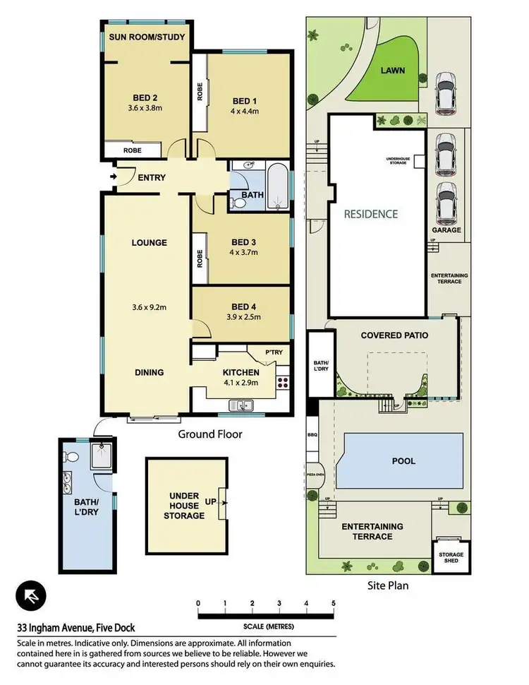 Floorplan of Homely house listing, 33 Ingham Avenue, Five Dock NSW 2046