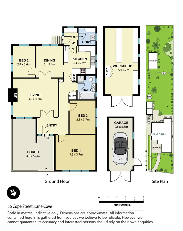 Floorplan of Homely house listing, 56 Cope Street, Lane Cove NSW 2066