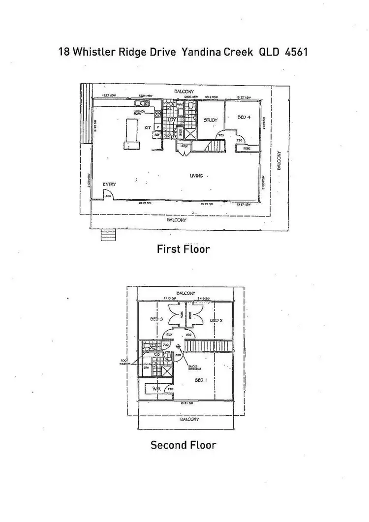 Floorplan of Homely house listing, 18 Whistler Ridge Drive, Yandina Creek QLD 4561