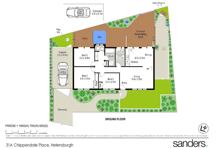 Floorplan of Homely house listing, 31A Chippendale Place, Helensburgh NSW 2508