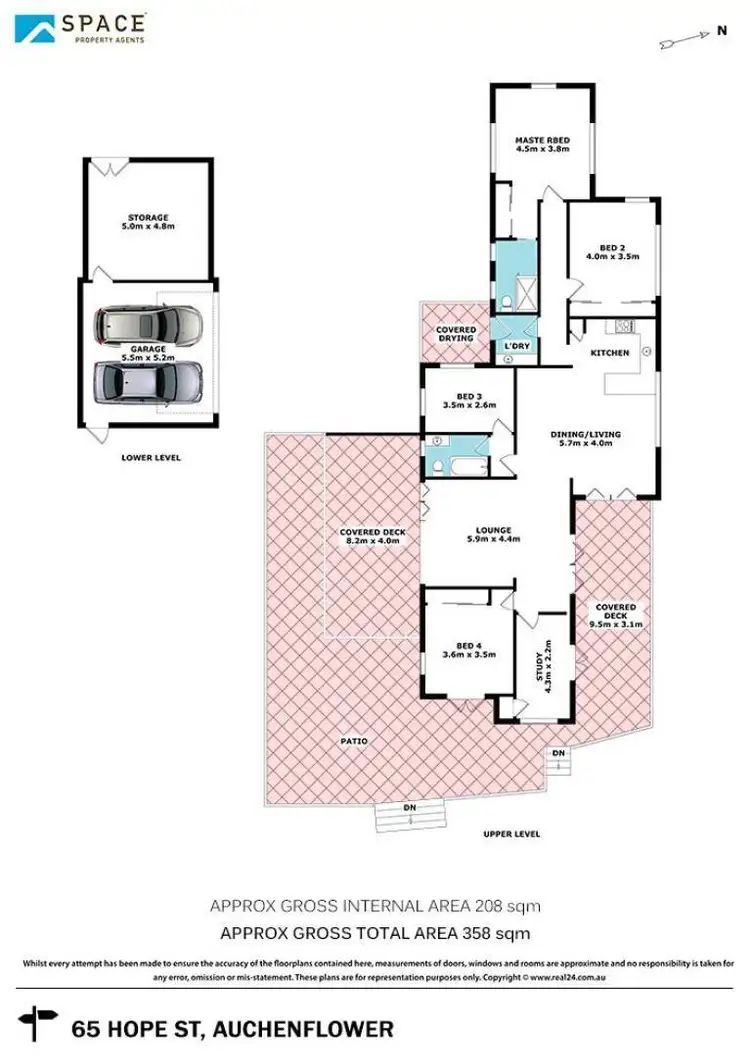 Floorplan of Homely house listing, 65 Hope Street, Auchenflower QLD 4066