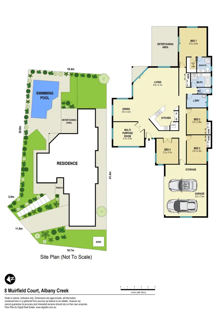 Floorplan of Homely house listing, 8 Muirfield Court, Albany Creek QLD 4035