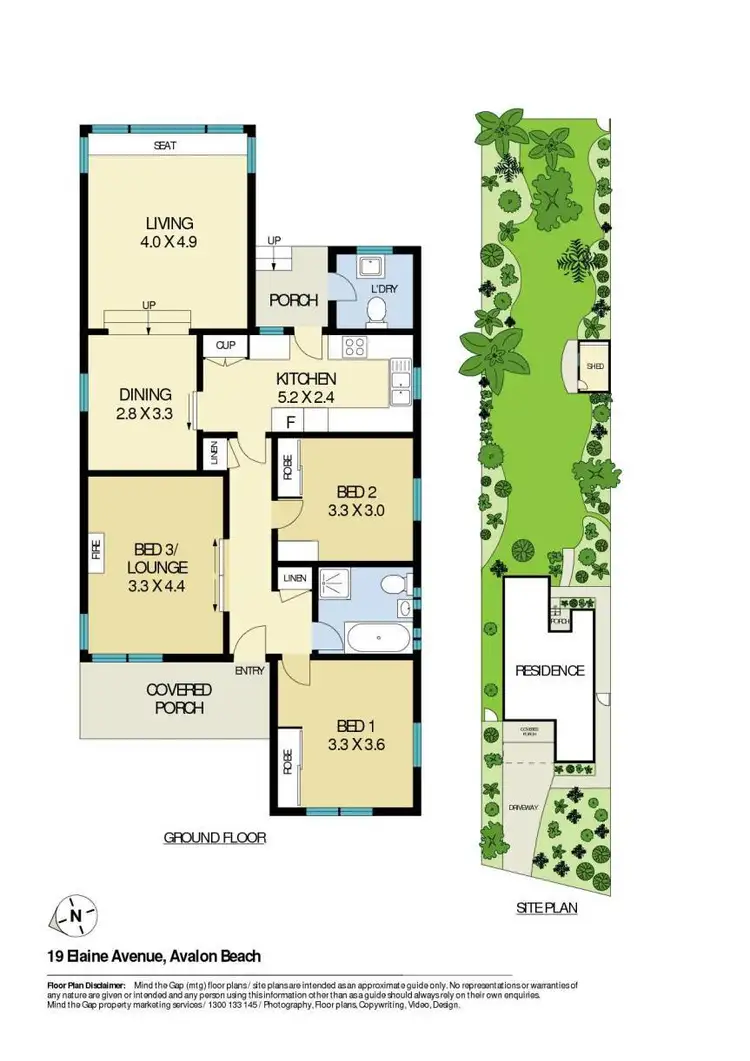 Floorplan of Homely house listing, 19 Elaine Avenue, Avalon Beach NSW 2107