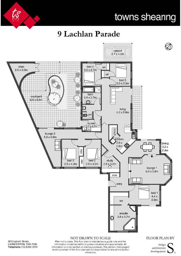Floorplan of Homely house listing, 9 Lachlan Parade, Trevallyn TAS 7250