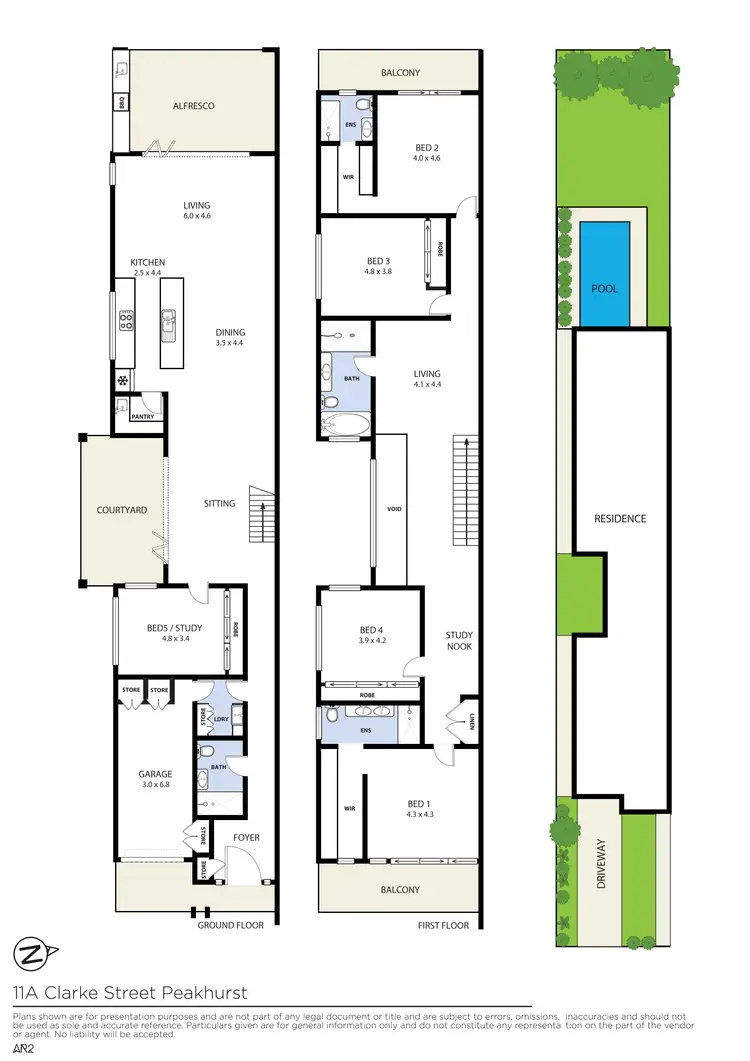 Floorplan of Homely house listing, 11a Clarke Street, Peakhurst NSW 2210