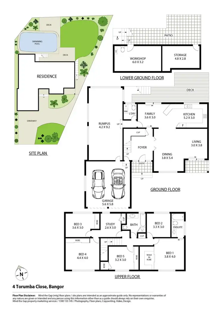 Floorplan of Homely house listing, 4 Torumba Close, Bangor NSW 2234