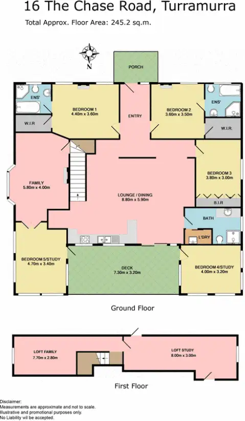 Floorplan of Homely house listing, 16 The Chase Road, Turramurra NSW 2074