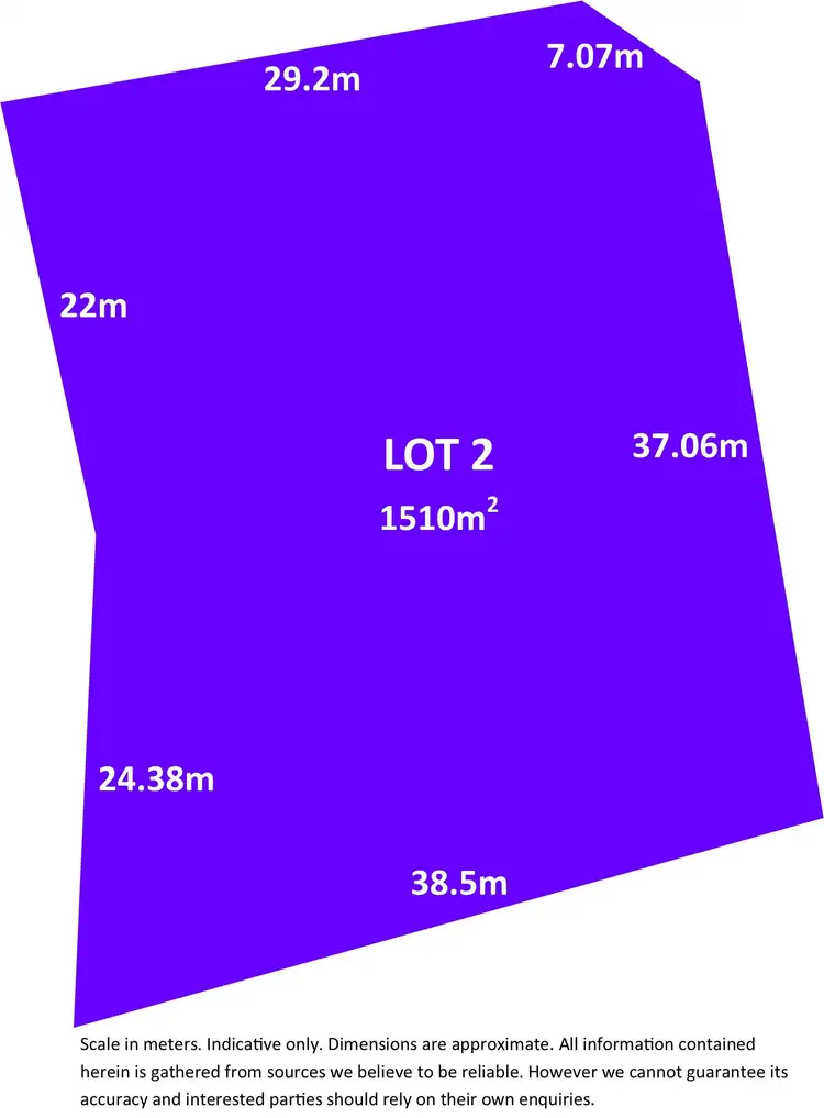 Floorplan of Homely land listing, LOT 2 Damien Court, Maiden Gully VIC 3551