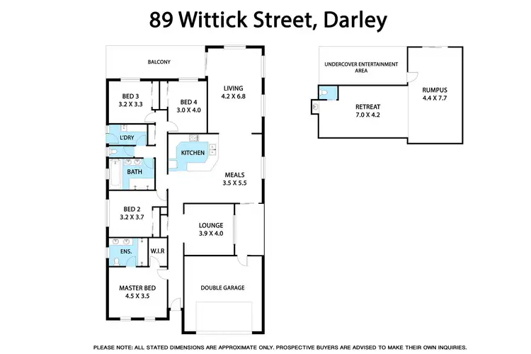 Floorplan of Homely house listing, 89 Wittick Street, Darley VIC 3340