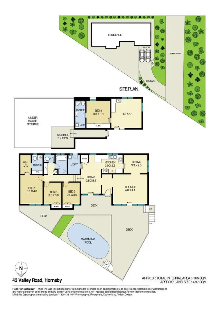 Floorplan of Homely house listing, 43 Valley Road, Hornsby NSW 2077