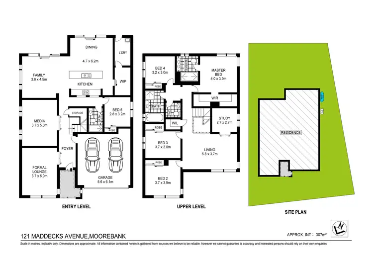 Floorplan of Homely house listing, 121 Maddecks Avenue, Moorebank NSW 2170