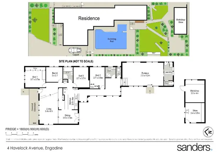 Floorplan of Homely house listing, 4 Havelock Avenue, Engadine NSW 2233