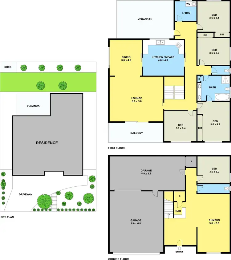 Floorplan of Homely house listing, 18 Centre Way, Glenroy VIC 3046