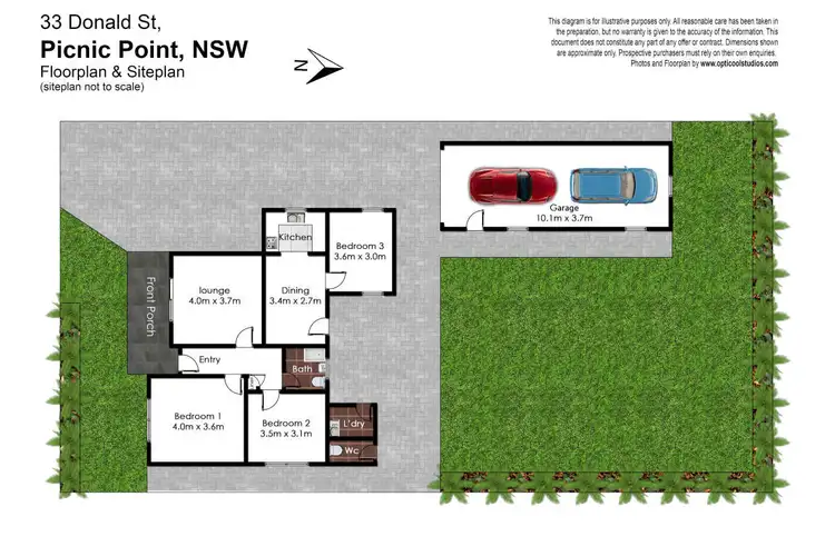 Floorplan of Homely house listing, 33 Donald Street, Picnic Point NSW 2213