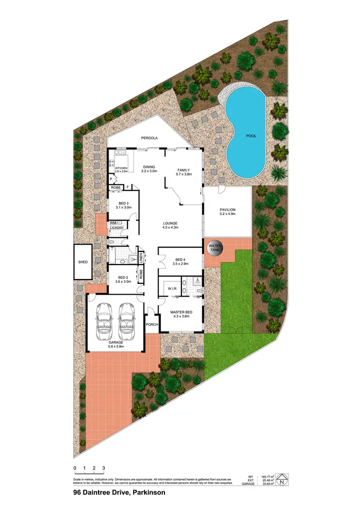Floorplan of Homely house listing, 96 Daintree Drive, Parkinson QLD 4115
