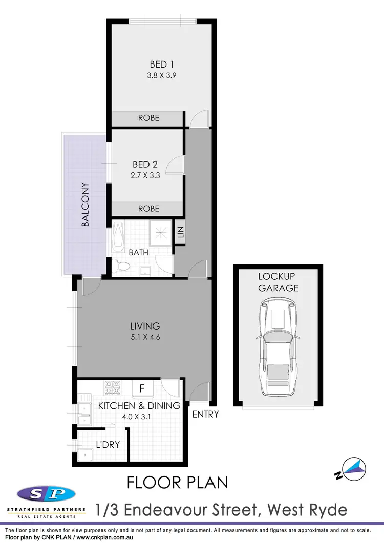 Floorplan of Homely block of units listing, 3 Endeavour Street, West Ryde NSW 2114