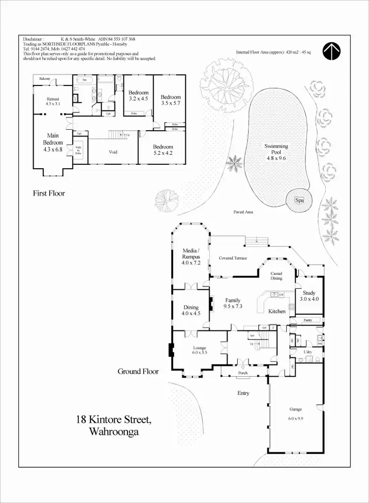 Floorplan of Homely house listing, 18 Kintore Street, Wahroonga NSW 2076