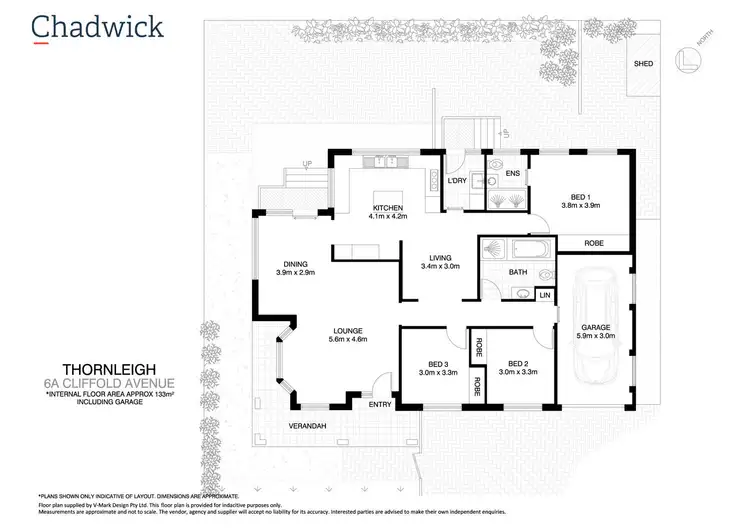 Floorplan of Homely house listing, 6A Clifford Avenue, Thornleigh NSW 2120