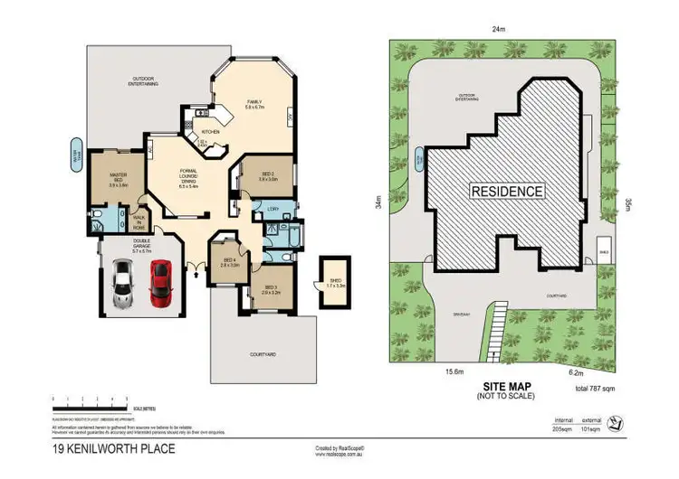 Floorplan of Homely house listing, 19 Kenilworth Place, Carindale QLD 4152