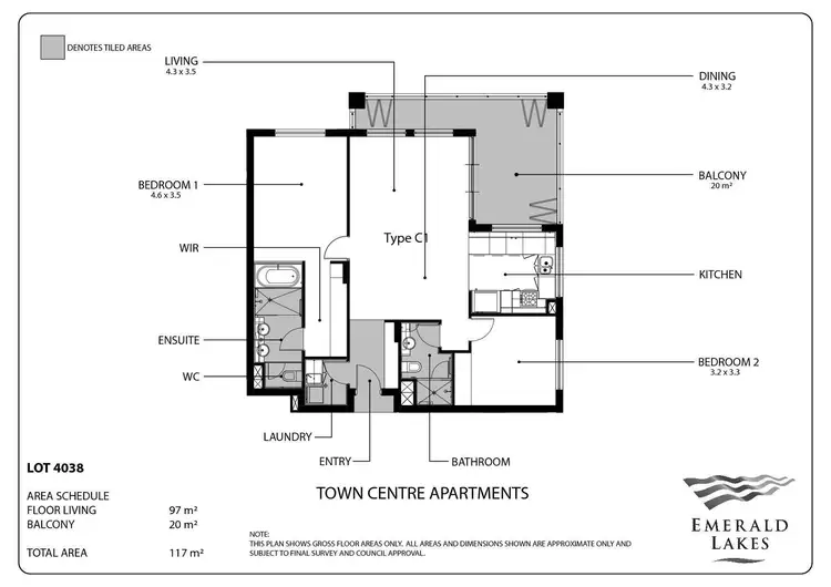 Floorplan of Homely unit listing, 38/3027 The Boulevard, Carrara QLD 4211
