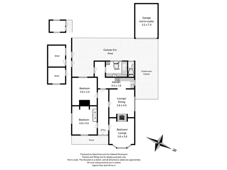 Floorplan of Homely house listing, 14 Forbes Street, Devonport TAS 7310