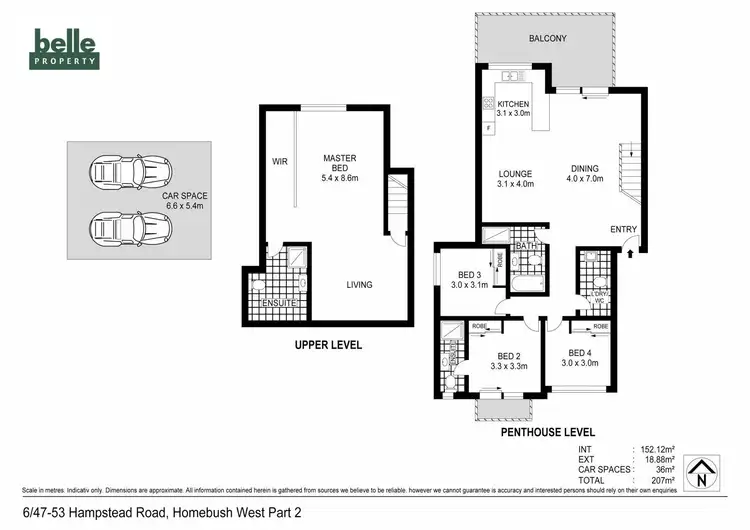 Floorplan of Homely apartment listing, 6/47-53 Hampstead Road, Homebush West NSW 2140