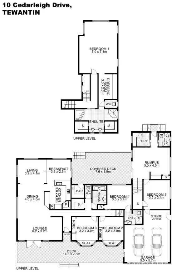 Floorplan of Homely house listing, 10 Cedarleigh Drive, Tewantin QLD 4565
