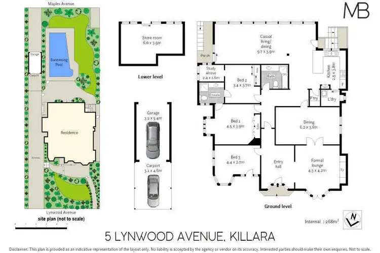 Floorplan of Homely house listing, 5 Lynwood Avenue, Killara NSW 2071