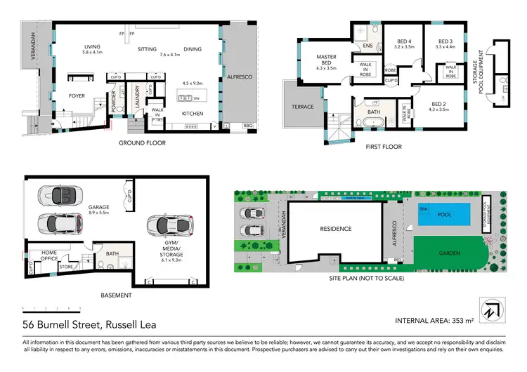 Floorplan of Homely house listing, 56 Burnell Street, Russell Lea NSW 2046