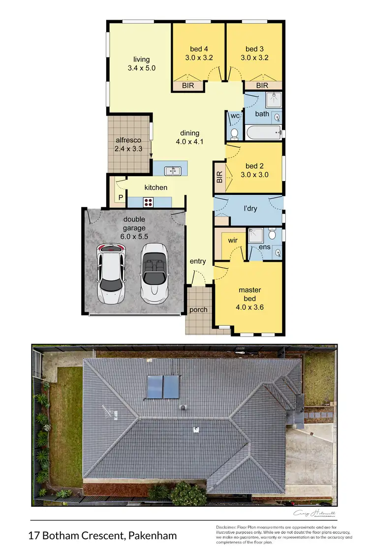 Floorplan of Homely house listing, 17 Botham Crescent, Pakenham VIC 3810