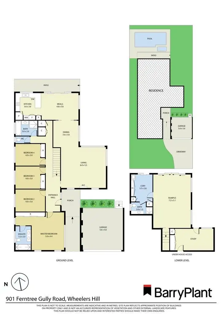 Floorplan of Homely house listing, 901 Ferntree Gully Road, Wheelers Hill VIC 3150
