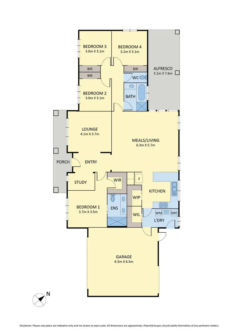 Floorplan of Homely house listing, 6 Bella Vista Place, Romsey VIC 3434